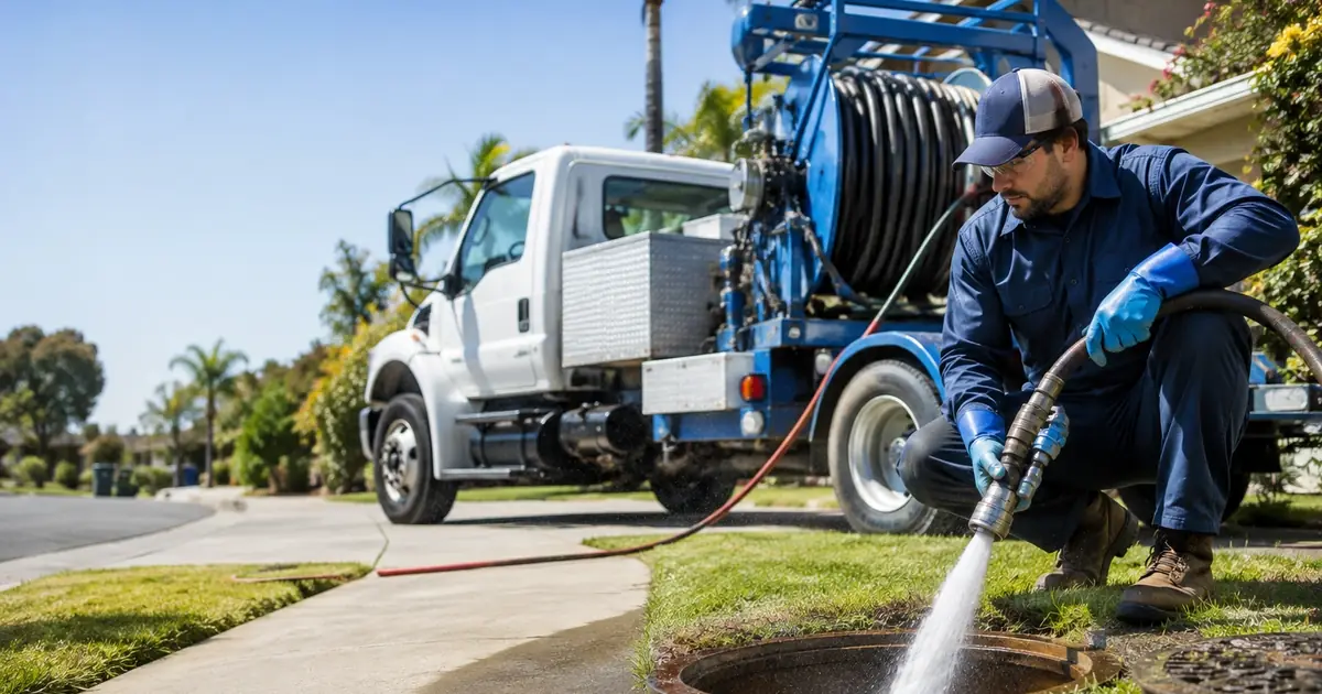 Hydro jet sewer cleaning Selma