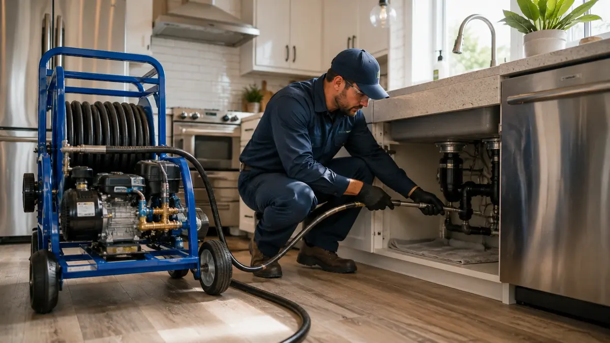 Kitchen Drain Hydro Jetting in Selma