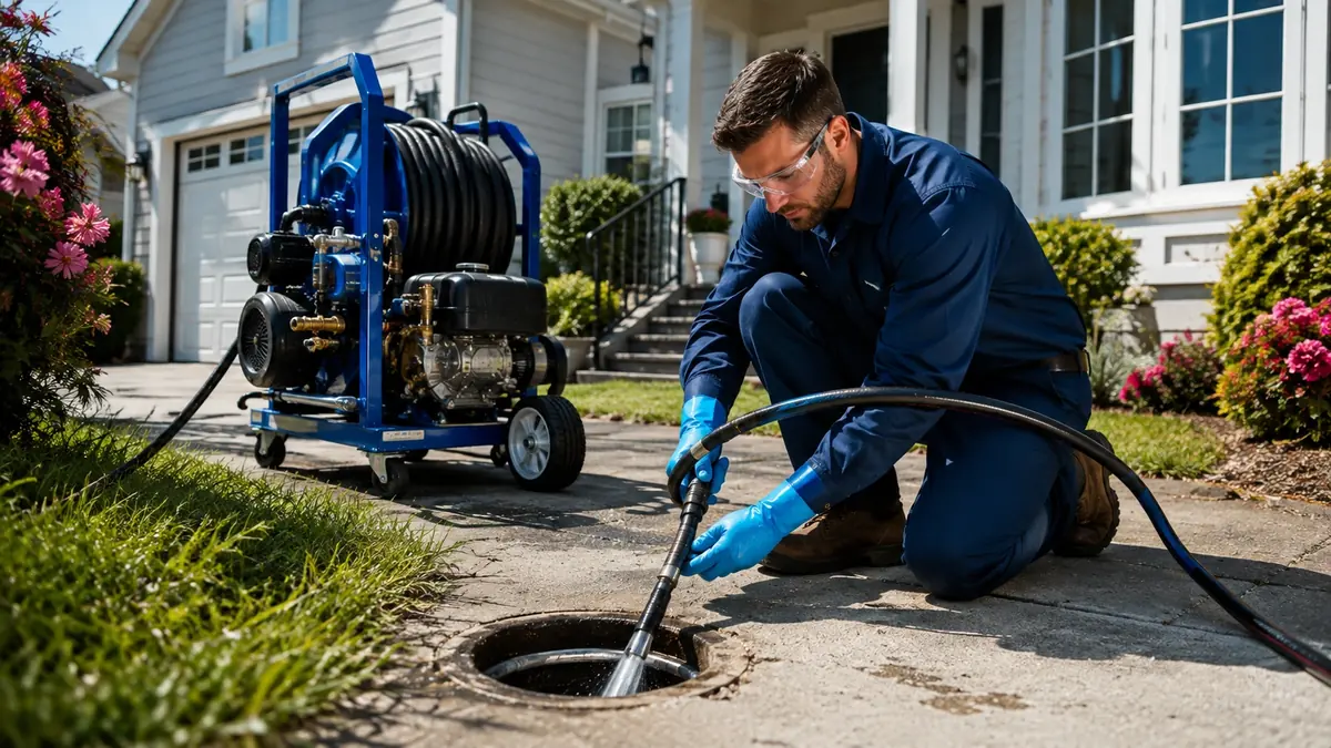 Residential Hydro Jet Drain Cleaning in Selma